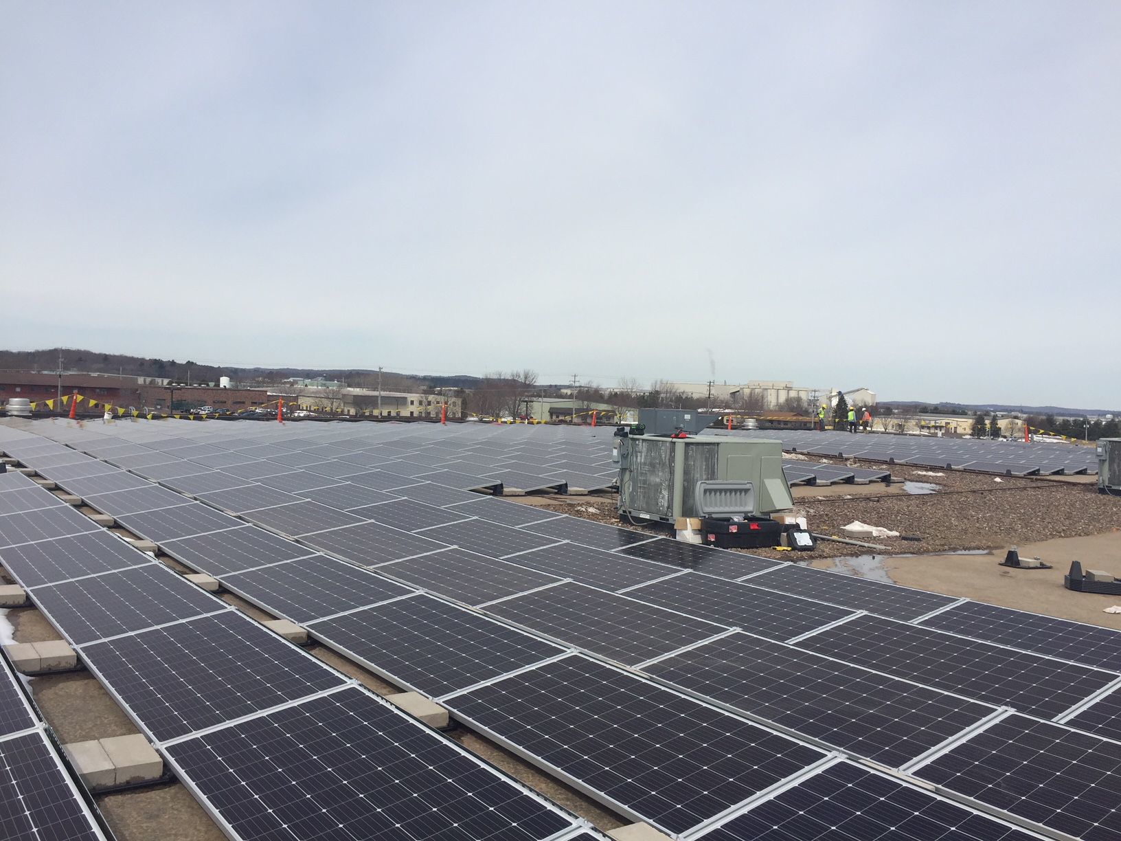 Solar panels at General Beverage